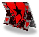 Emo Star Heart - Decal Style Vinyl Skin (fits Microsoft Surface Pro 4)