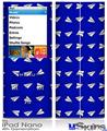 iPod Nano 4G Skin - Paper Planes Royal Blue