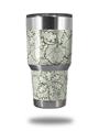 WraptorSkinz Skin Wrap compatible with RTIC 30oz ORIGINAL 2017 AND OLDER Tumblers Flowers Pattern 05 (TUMBLER NOT INCLUDED)