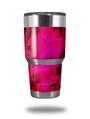 WraptorSkinz Skin Wrap compatible with RTIC 30oz ORIGINAL 2017 AND OLDER Tumblers Cubic Shards Red (TUMBLER NOT INCLUDED)