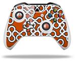 WraptorSkinz Decal Skin Wrap Set works with 2016 and newer XBOX One S / X Controller Locknodes 03 Burnt Orange (CONTROLLER NOT INCLUDED)