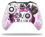 WraptorSkinz Decal Skin Wrap Set works with 2016 and newer XBOX One S / X Controller Cartoon Skull Pink (CONTROLLER NOT INCLUDED)