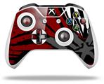 WraptorSkinz Decal Skin Wrap Set works with 2016 and newer XBOX One S / X Controller Baja 0040 Red Dark (CONTROLLER NOT INCLUDED)