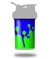 Decal Style Skin Wrap works with Blender Bottle 22oz ProStak Drip Blue Green Red (BOTTLE NOT INCLUDED)