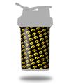 Decal Style Skin Wrap works with Blender Bottle 22oz ProStak Iowa Hawkeyes Tigerhawk Tiled 06 Gold on Black (BOTTLE NOT INCLUDED)
