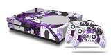 WraptorSkinz Decal Skin Wrap Set works with 2016 and newer XBOX One S Console and 2 Controllers Cartoon Skull Purple