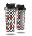 Decal Style Skin Wrap works with Blender Bottle 28oz Locknodes 05 Red (BOTTLE NOT INCLUDED)