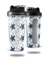 Decal Style Skin Wrap works with Blender Bottle 28oz Starfish and Sea Shells White (BOTTLE NOT INCLUDED)