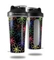 Decal Style Skin Wrap works with Blender Bottle 28oz Kearas Flowers on Black (BOTTLE NOT INCLUDED)