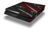 Vinyl Decal Skin Wrap compatible with Sony PlayStation 4 Slim Console Baja 0014 Red Dark (PS4 NOT INCLUDED)