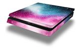 Vinyl Decal Skin Wrap compatible with Sony PlayStation 4 Slim Console Dynamic Pink Galaxy (PS4 NOT INCLUDED)