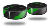 Skin Wrap Decal Set 2 Pack for Amazon Echo Dot 2 - Jagged Camo Green (2nd Generation ONLY - Echo NOT INCLUDED)