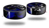 Skin Wrap Decal Set 2 Pack for Amazon Echo Dot 2 - Baja 0003 Royal Blue (2nd Generation ONLY - Echo NOT INCLUDED)