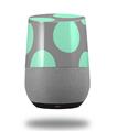 Decal Style Skin Wrap for Google Home Original - Kearas Polka Dots Mint And Gray (GOOGLE HOME NOT INCLUDED)