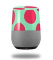 Decal Style Skin Wrap for Google Home Original - Kearas Polka Dots Pink And Blue (GOOGLE HOME NOT INCLUDED)