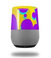 Decal Style Skin Wrap for Google Home Original - Drip Purple Yellow Teal (GOOGLE HOME NOT INCLUDED)