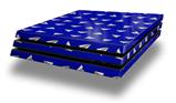 Vinyl Decal Skin Wrap compatible with Sony PlayStation 4 Pro Console Paper Planes Royal Blue (PS4 NOT INCLUDED)
