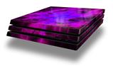 Vinyl Decal Skin Wrap compatible with Sony PlayStation 4 Pro Console Cubic Shards Pink (PS4 NOT INCLUDED)