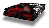 Vinyl Decal Skin Wrap compatible with Sony PlayStation 4 Pro Console Baja 0003 Red Dark (PS4 NOT INCLUDED)