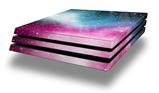 Vinyl Decal Skin Wrap compatible with Sony PlayStation 4 Pro Console Dynamic Pink Galaxy (PS4 NOT INCLUDED)