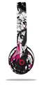 WraptorSkinz Skin Decal Wrap compatible with Beats Solo 2 and Solo 3 Wireless Headphones Baja 0018 Fuchsia Hot Pink (HEADPHONES NOT INCLUDED)