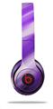 WraptorSkinz Skin Decal Wrap compatible with Beats Solo 2 and Solo 3 Wireless Headphones Paint Blend Purple (HEADPHONES NOT INCLUDED)