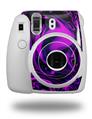 WraptorSkinz Skin Decal Wrap compatible with Fujifilm Mini 8 Camera Liquid Metal Chrome Purple (CAMERA NOT INCLUDED)