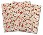 WraptorSkinz Vinyl Craft Cutter Designer 12x12 Sheets Lots of Santas - 2 Pack