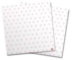 WraptorSkinz Vinyl Craft Cutter Designer 12x12 Sheets Hearts Pink - 2 Pack