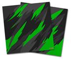 Vinyl Craft Cutter Designer 12x12 Sheets Jagged Camo Green - 2 Pack