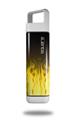 Skin Decal Wrap for Clean Bottle Square Titan Plastic 25oz Fire Flames Yellow (BOTTLE NOT INCLUDED)