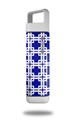 Skin Decal Wrap for Clean Bottle Square Titan Plastic 25oz Boxed Royal Blue (BOTTLE NOT INCLUDED)