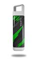 Skin Decal Wrap for Clean Bottle Square Titan Plastic 25oz Jagged Camo Green (BOTTLE NOT INCLUDED)