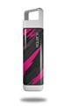 Skin Decal Wrap for Clean Bottle Square Titan Plastic 25oz Jagged Camo Hot Pink (BOTTLE NOT INCLUDED)