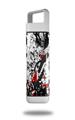 Skin Decal Wrap for Clean Bottle Square Titan Plastic 25oz Baja 0018 Red (BOTTLE NOT INCLUDED)