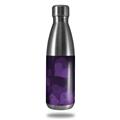 Skin Decal Wrap for RTIC Water Bottle 17oz Bokeh Hearts Purple (BOTTLE NOT INCLUDED)