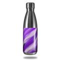 Skin Decal Wrap for RTIC Water Bottle 17oz Paint Blend Purple (BOTTLE NOT INCLUDED)