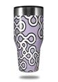 Skin Decal Wrap for Walmart Ozark Trail Tumblers 40oz Locknodes 03 Lavender (TUMBLER NOT INCLUDED) by WraptorSkinz