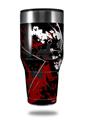 Skin Decal Wrap for Walmart Ozark Trail Tumblers 40oz - Baja 0003 Red Dark (TUMBLER NOT INCLUDED)
