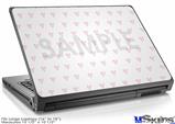 Laptop Skin (Large) - Hearts Pink