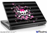 Laptop Skin (Large) - Pink Bow Skull