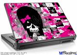 Laptop Skin (Large) - Scene Girl Skull