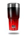 Skin Decal Wrap for K2 Element Tumbler 30oz - Fire Flames Red (TUMBLER NOT INCLUDED) by WraptorSkinz