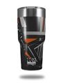 Skin Decal Wrap for K2 Element Tumbler 30oz - Baja 0023 Orange Burnt (TUMBLER NOT INCLUDED) by WraptorSkinz