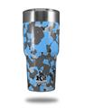 Skin Decal Wrap for K2 Element Tumbler 30oz - WraptorCamo Old School Camouflage Camo Blue Medium (TUMBLER NOT INCLUDED) by WraptorSkinz