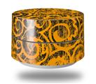 Skin Decal Wrap for Google WiFi Original Folder Doodles Orange (GOOGLE WIFI NOT INCLUDED)