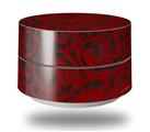 Skin Decal Wrap for Google WiFi Original Folder Doodles Red Dark (GOOGLE WIFI NOT INCLUDED)