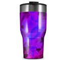 WraptorSkinz Skin Wrap compatible with 2017 and newer RTIC Tumblers 30oz Cubic Shards Pink (TUMBLER NOT INCLUDED)