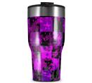WraptorSkinz Skin Wrap compatible with 2017 and newer RTIC Tumblers 30oz Purple Star Checkerboard (TUMBLER NOT INCLUDED)