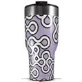 Skin Wrap Decal for 2017 RTIC Tumblers 40oz Locknodes 03 Lavender (TUMBLER NOT INCLUDED)